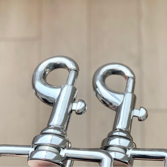 Black Leatherette Jeweled Crystal Embellished Wide Bag Strap Guitar-Style - Picture 4 of 5